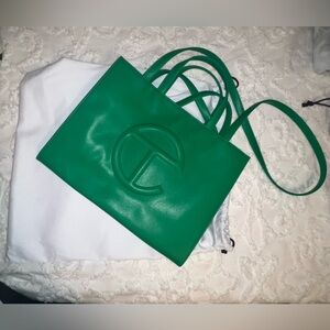 New Green Telfar medium shopper